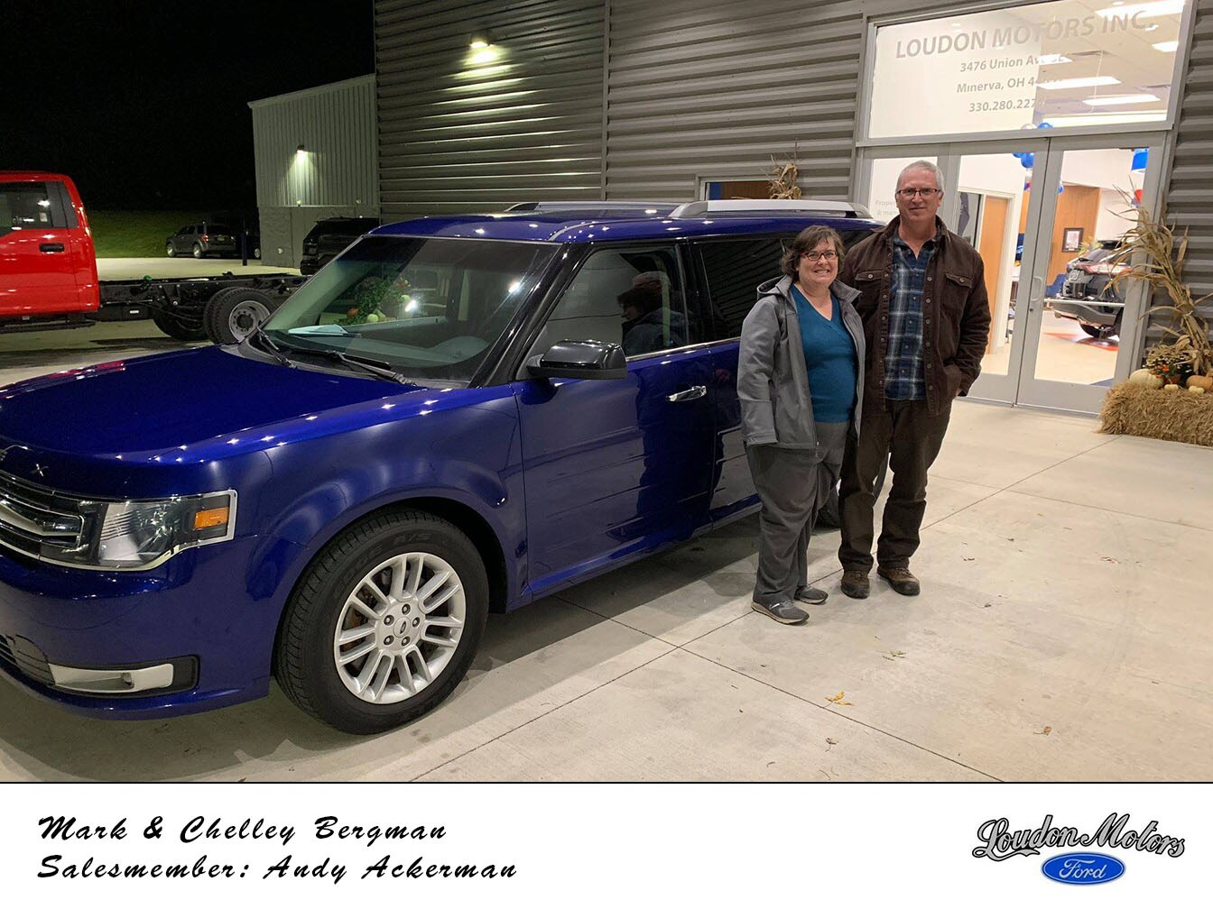 Thank you to Mark and Chelley Bergman from Seville, Ohio for doing business with us! Andy Ackerman got them into a 2015 Ford Flex! copy.jpg
