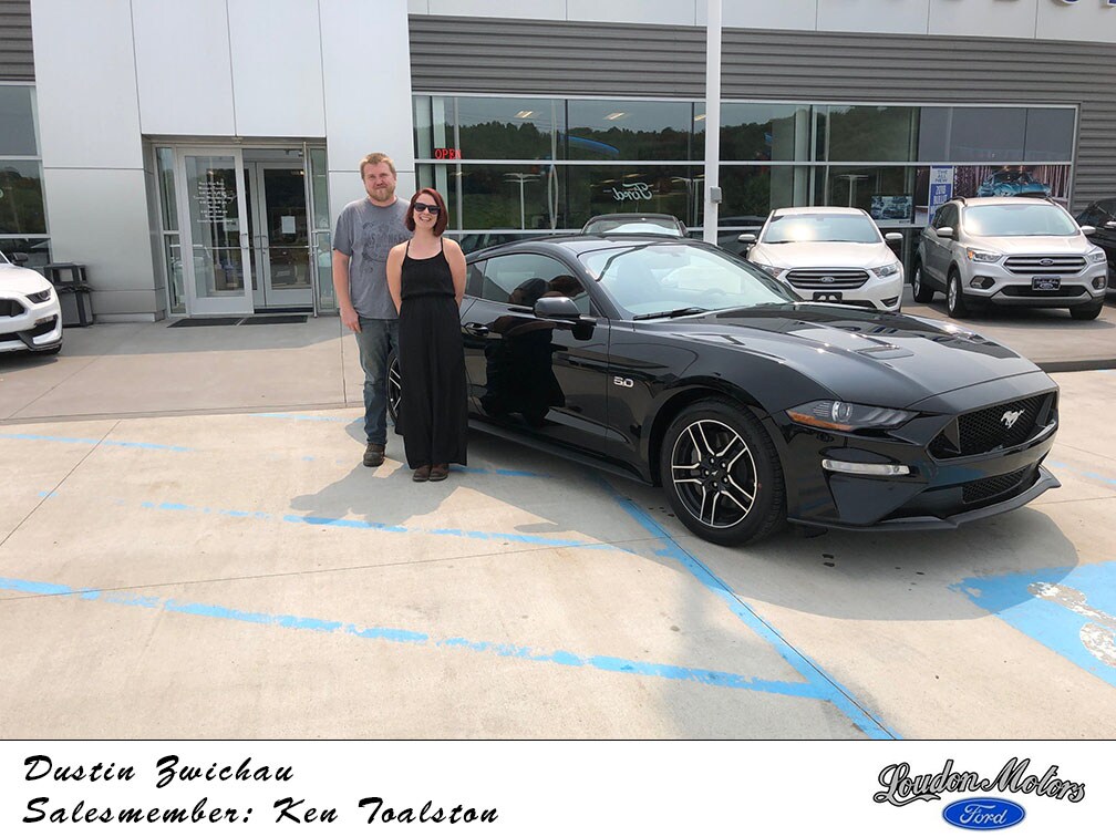 Thank you to Allison and Dustin Zwickau for bringing their business to Loudon Motors Ford. Kenny Toalston was able to get them into a 2019 Ford Mustang GT. copy.jpg