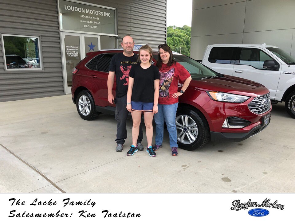 Thank you to the Locke family for bringing their business to us! Kenny Toalston was able to help them into a 2019 Ford Edge Titanium. copy.jpg