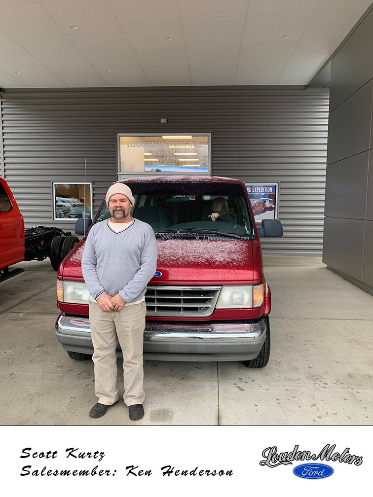 Thank you to Scott Kurtz for bringing his business to us! Ken Henderson was able to help him into a 1993 Ford E - 150. copy.jpg