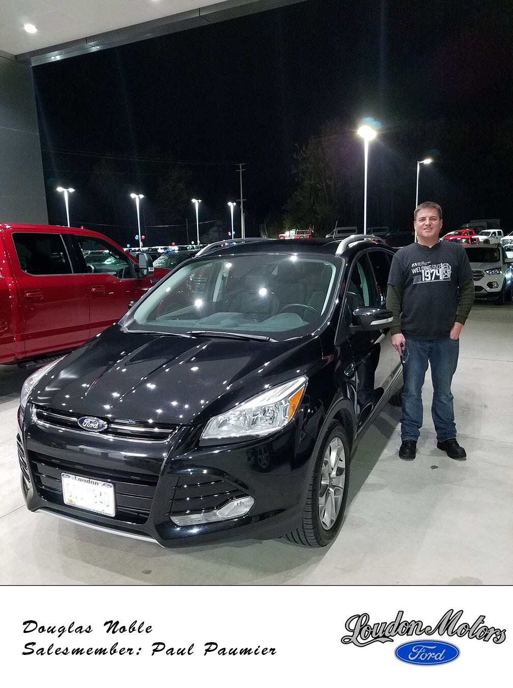 Thank you to Douglas Noble for bringing your business to our dealership! We're very happy that Paul was able to get you into a 2014 Ford Escape Titanium. copy.jpg