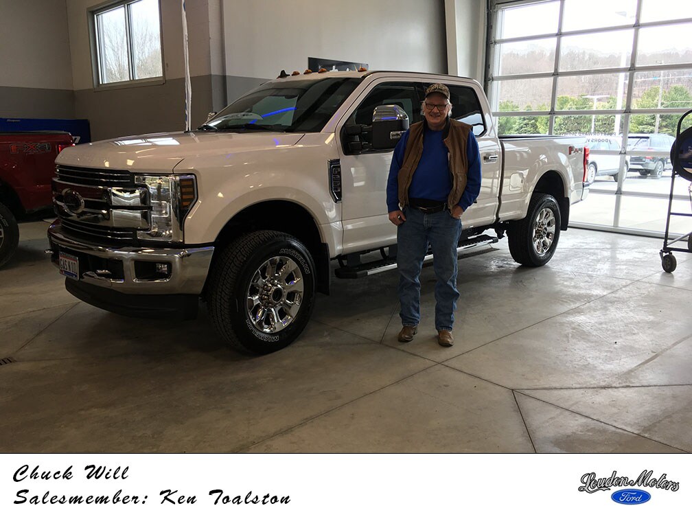Thank you to Chuck Will for doing business with us! Ken Toalston got him into a 2019 Ford F-250. copy.jpg