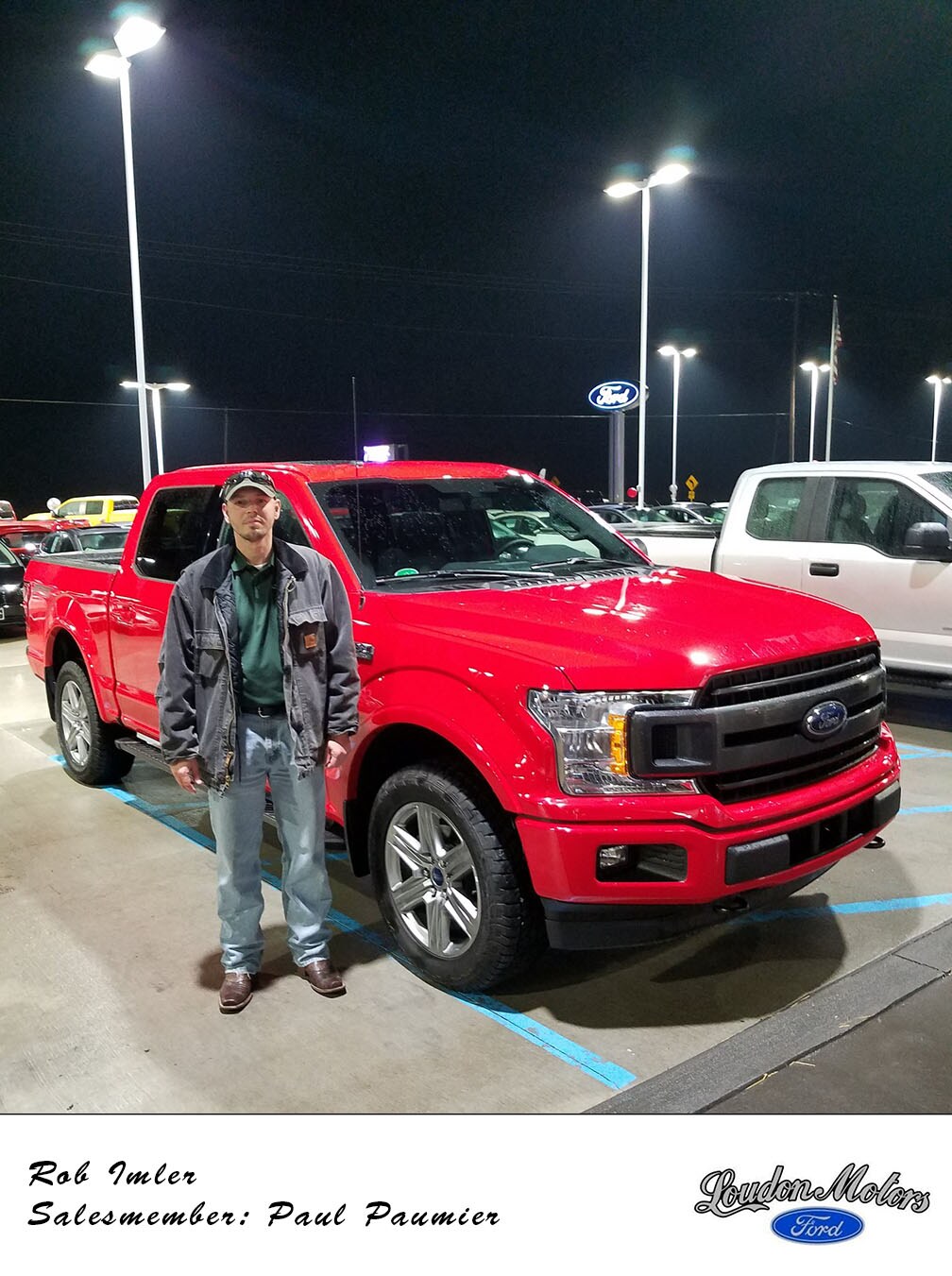 Thank you to Rob Imler, a long time customer, for continuing his business with us! Paul Paumier helped him get into this 2018 Ford F-150. copy.jpg