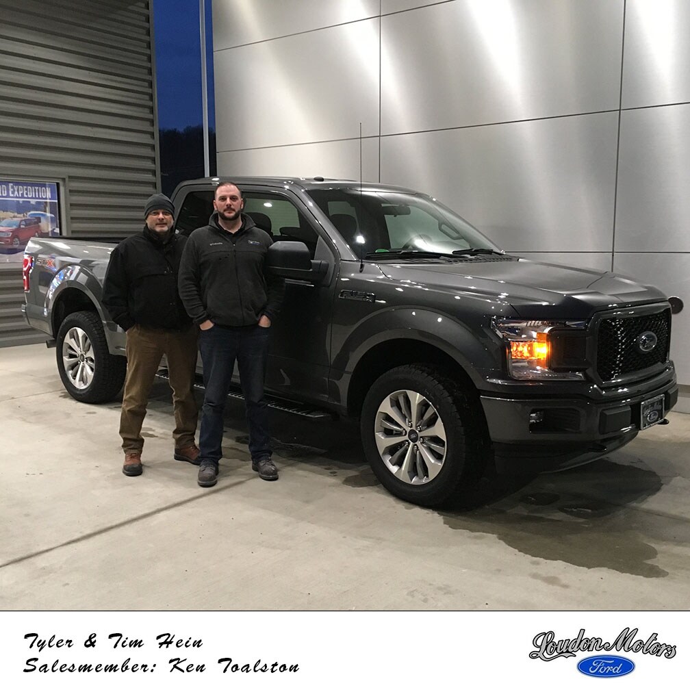 Thank you to Tyler and Tim Hein for choosing to do business with us! Ken Toalston got them into a 2018 Ford F-150. copy.jpg