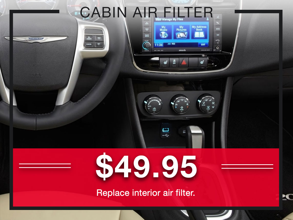 Cabin Air Filter Replacement Lou Fusz Chrysler Jeep Dodge Ram Fiat