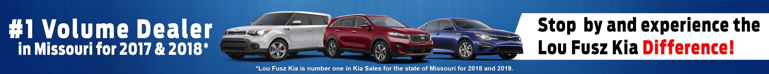 Lou Fusz Kia is number one in Missouri