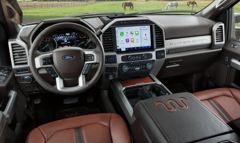 2022 Ford F-250 Interior Front Seats And Dash