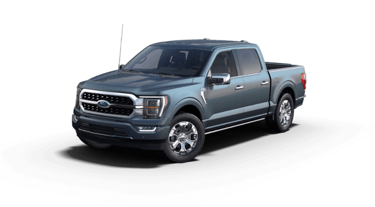 2023 Ford F-150 Platinum Exterior- Azure Gray Metallic Tricoat