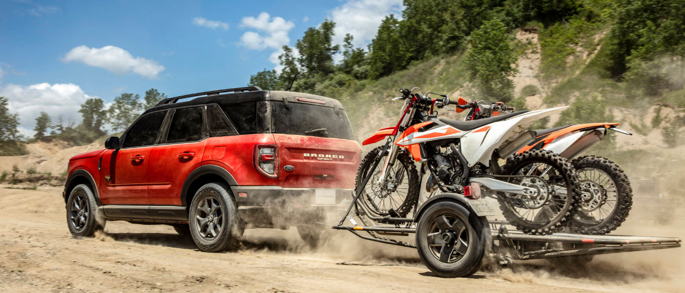 2024 Ford Bronco Exterior Towing Dirt Bikes