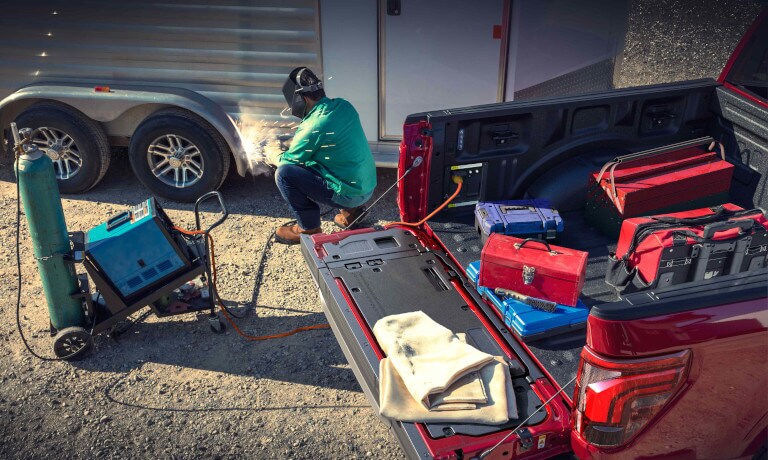 2024 Ford F-150 Exterior Bed Powering Welding Equipment