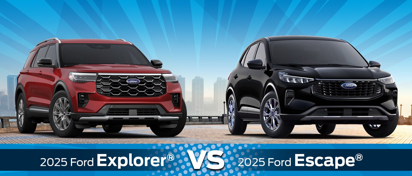 2025 Ford Explorer Vs. Escape