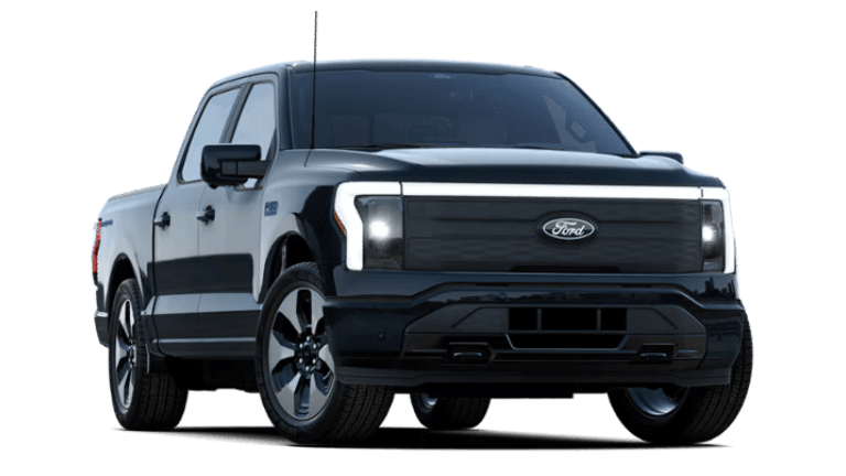 2024 Ford F-150 Lightning Platinum Exterior - Agate Black