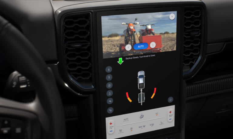 2025 Ford Ranger Interior Safety Back Up Assist Screen
