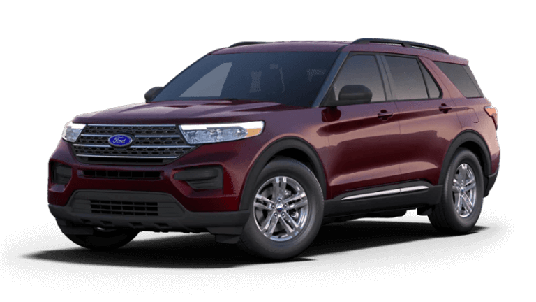2023 Ford Explorer XLT Exterior - Burgundy Velvet Metallic
