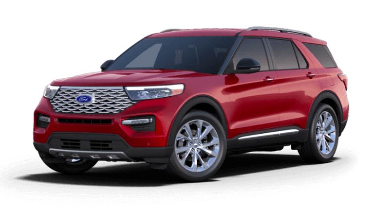 2022 Ford Explorer Platinum Exterior - Rapid Red