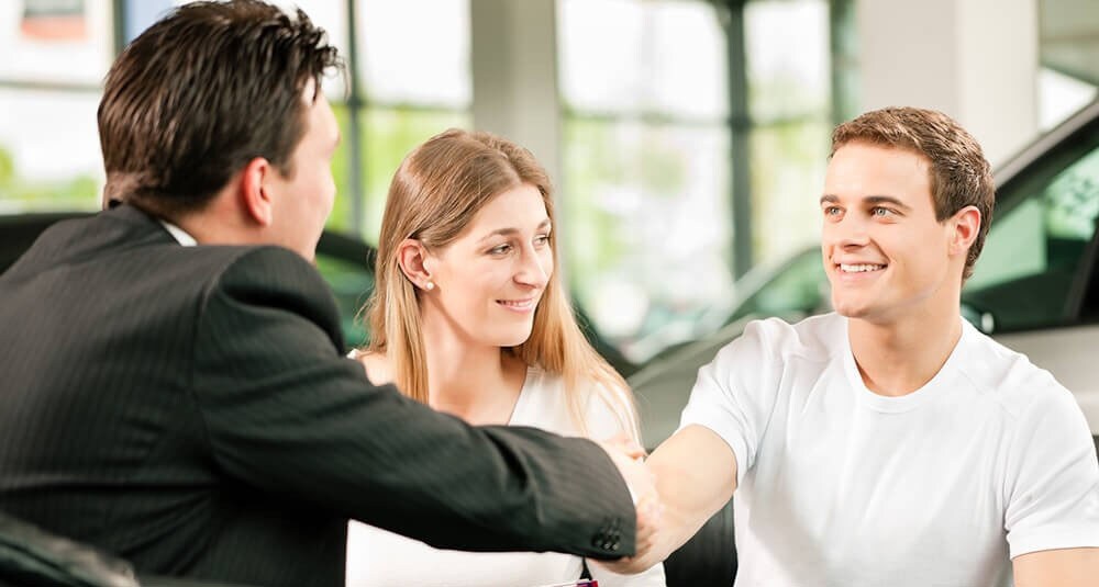 Couple Buying A Car cropped