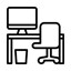 Work Stations with Outlets and USB Plugs
