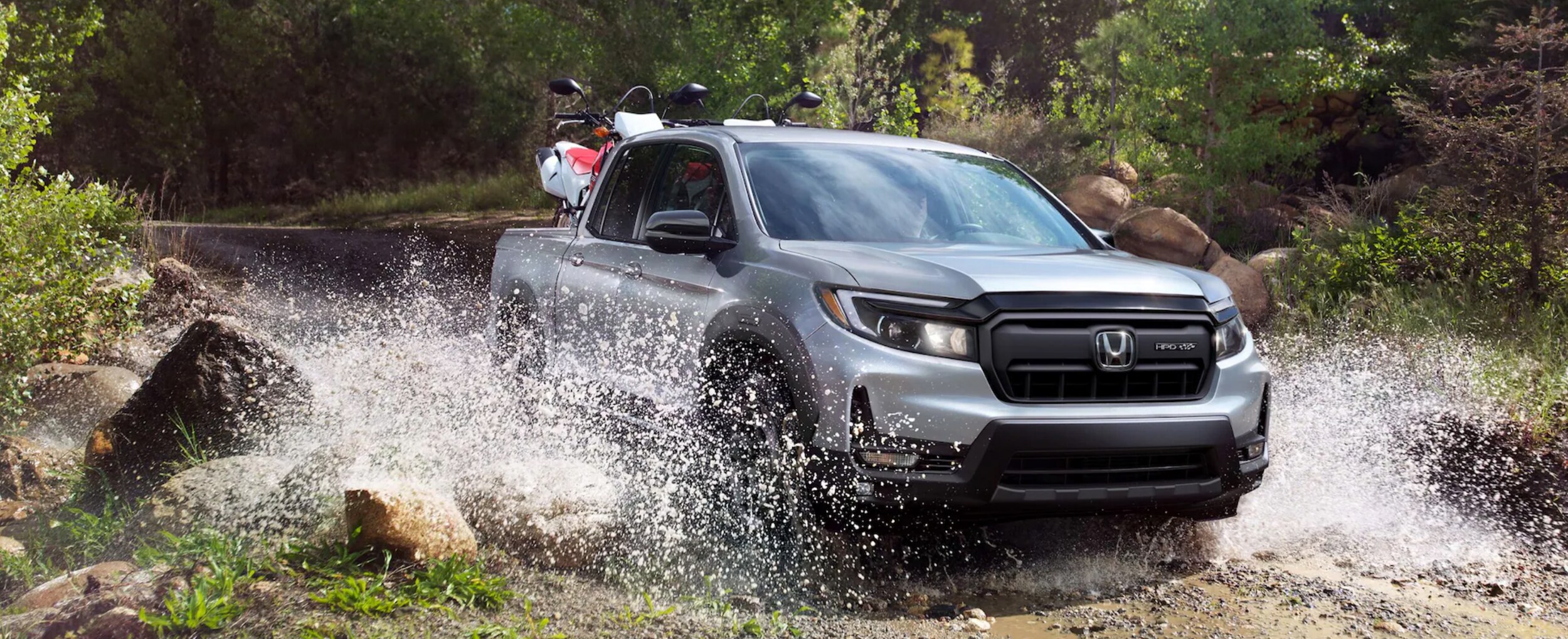 2026 Honda Ridgeline Sport shown in Solar Silver Metallic for sale in Lufkin, TX