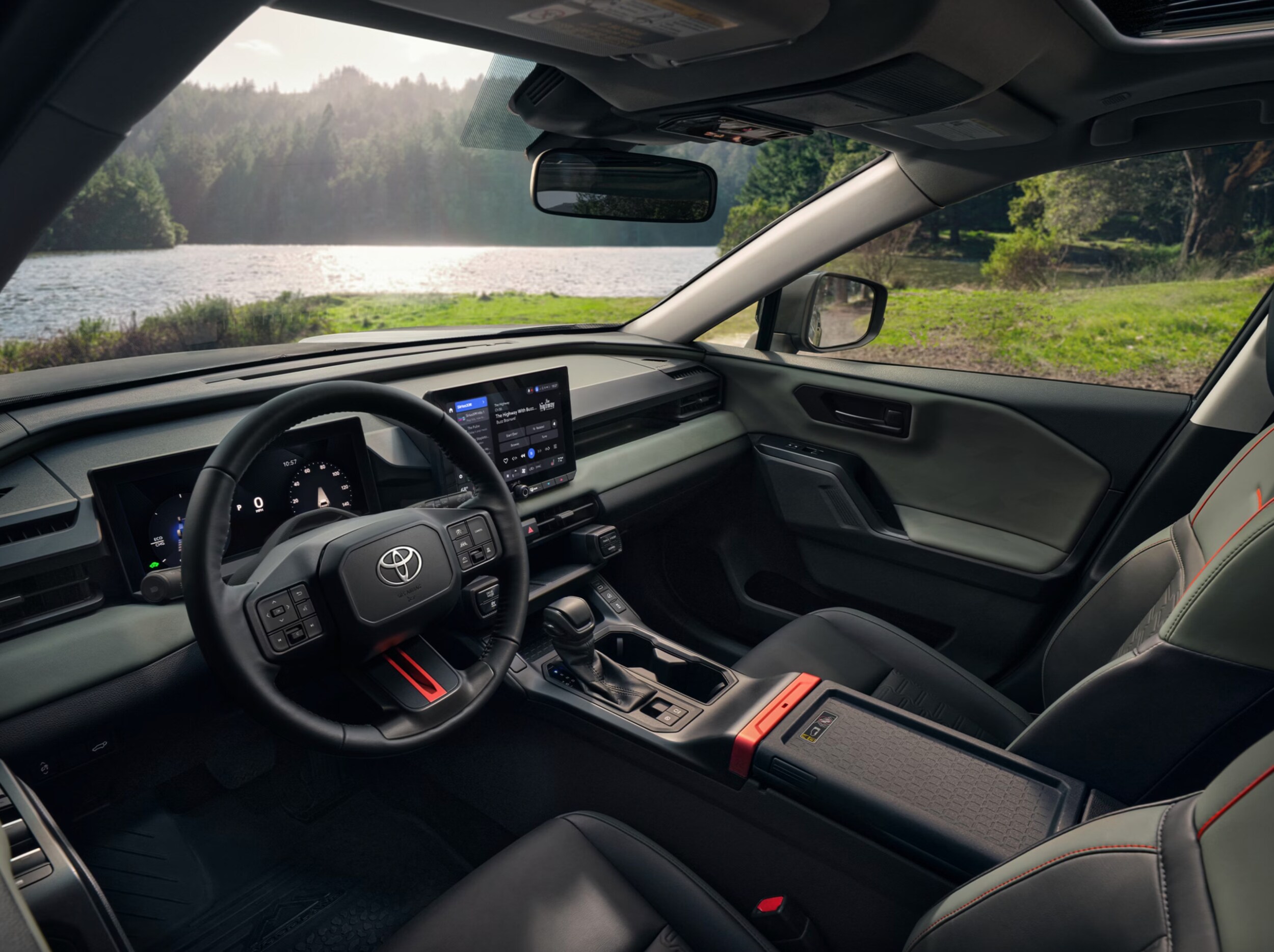 Interior of the 2026 Toyota RAV4 near Livingston