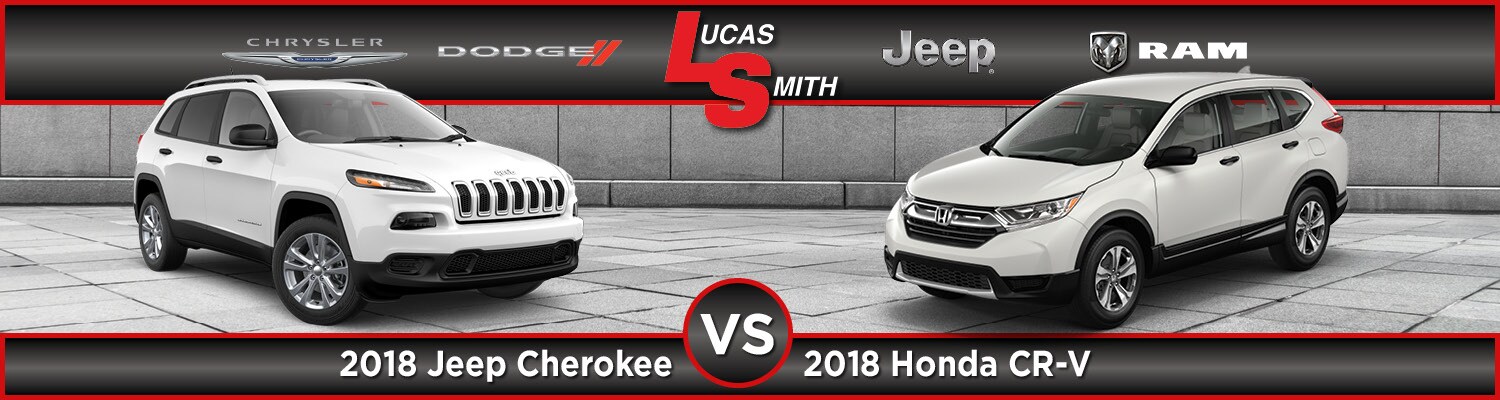 2018 jeep cherokee vs honda cr-v