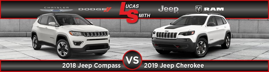2018 Jeep Compass vs Jeep Cherokee 2018 Jeep Compass vs. 2019 Jeep Cherokee