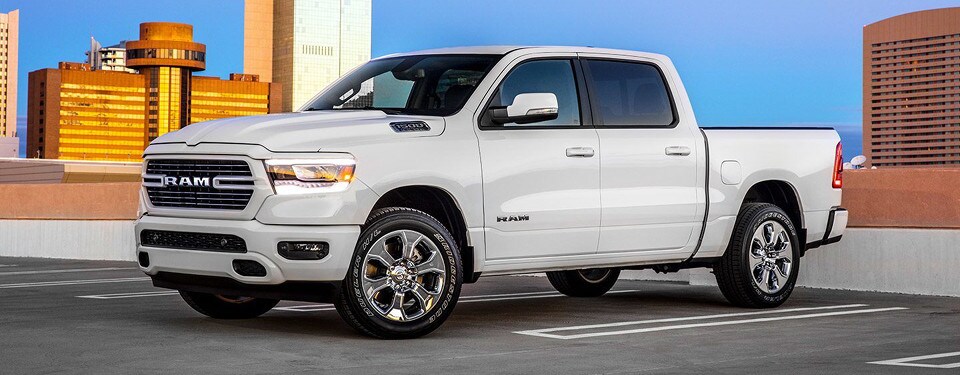 2019 RAM 1500 parked in a parking lot
