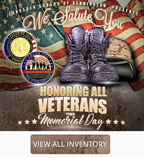 Free Challenge Coin at Lundgren Subaru of Bennington