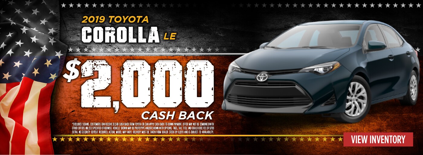 2019 Toyota Corolla Lease Special available at Lustine Toyota in Woodbridge, VA