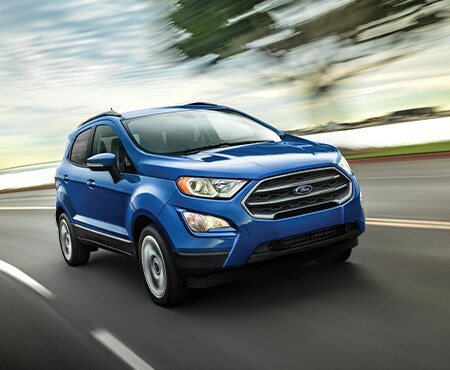 Blue Ford EcoSport