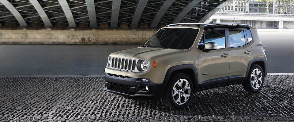 2018 Jeep Renegade A 2018 Jeep Renegade parked under a bridge