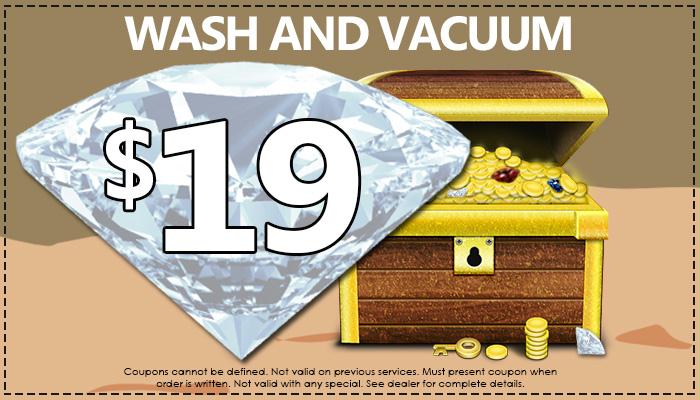 Wash and Vacuum Wash and Vacuum
