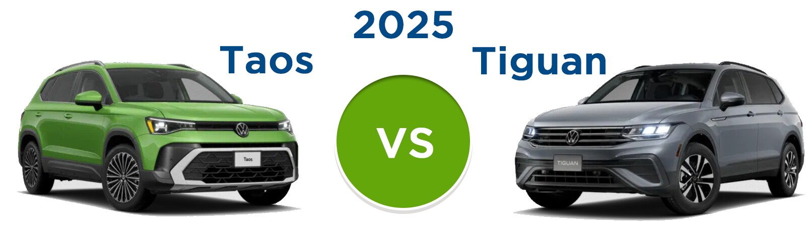 2025 taos vs tiguan