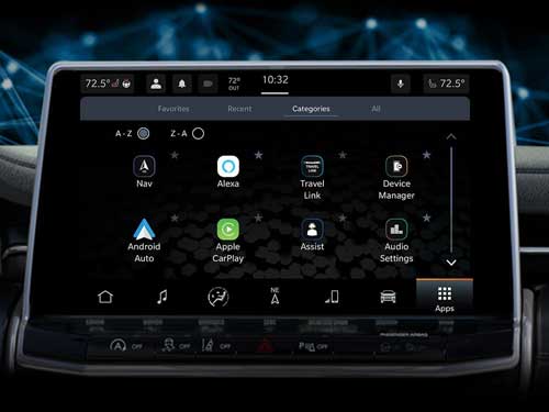 2023 Jeep Compass touchscreen display