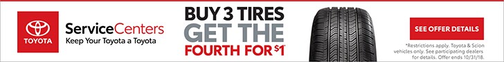 Madera Toyota Tire Event Buy 3