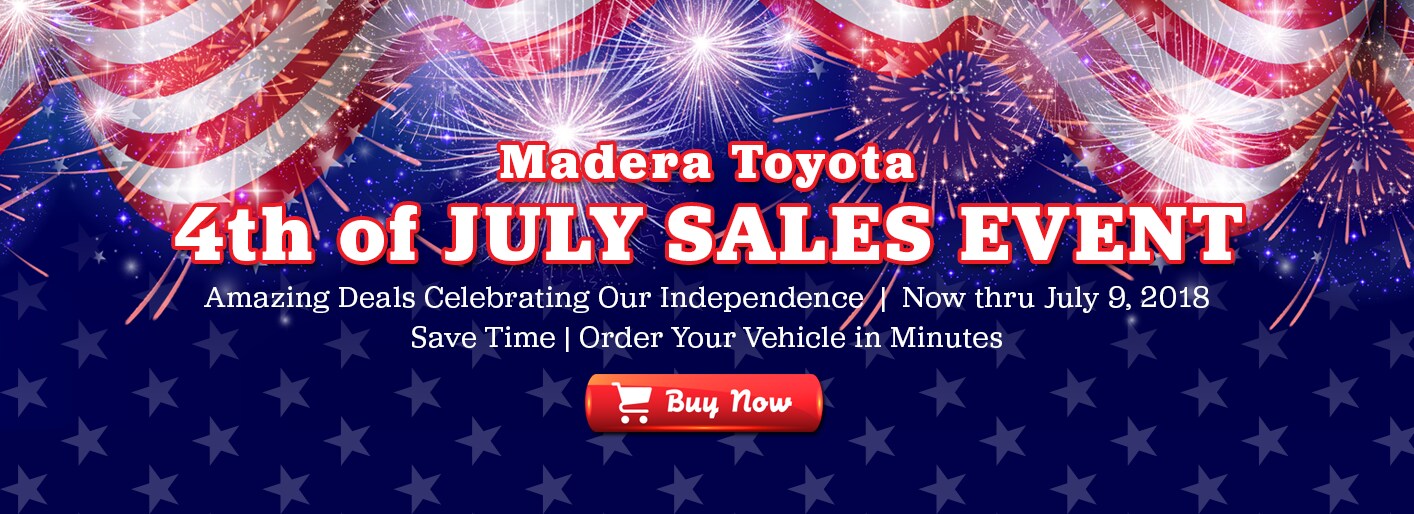 Madera Toyota 4th of July Sales Event