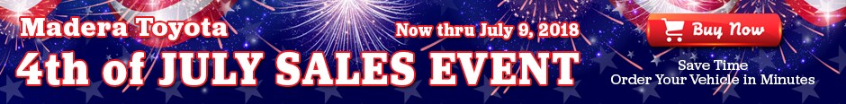 Madera Toyota 4th of July Sales Event