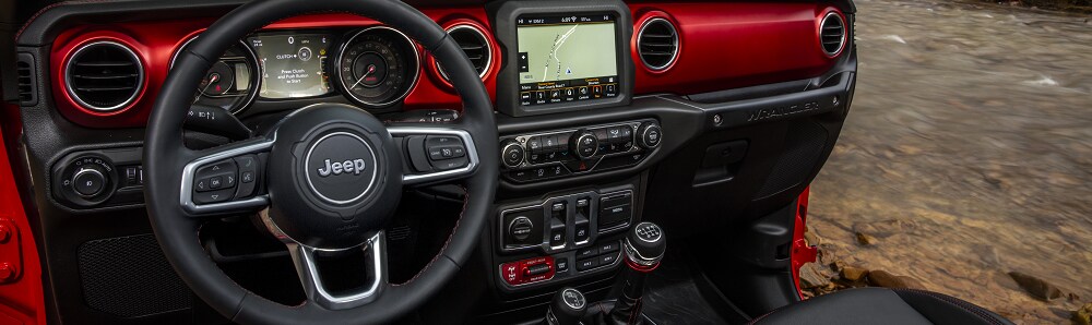 Jeep Wrangler steering wheel