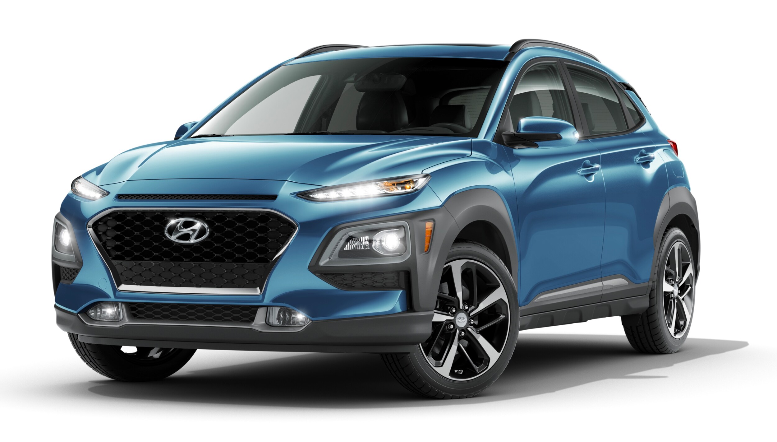 Hyundai Kona Limited Surf Blue Front View