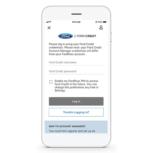 Ford Credit Log-In