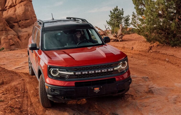 Ford Bronco off roading