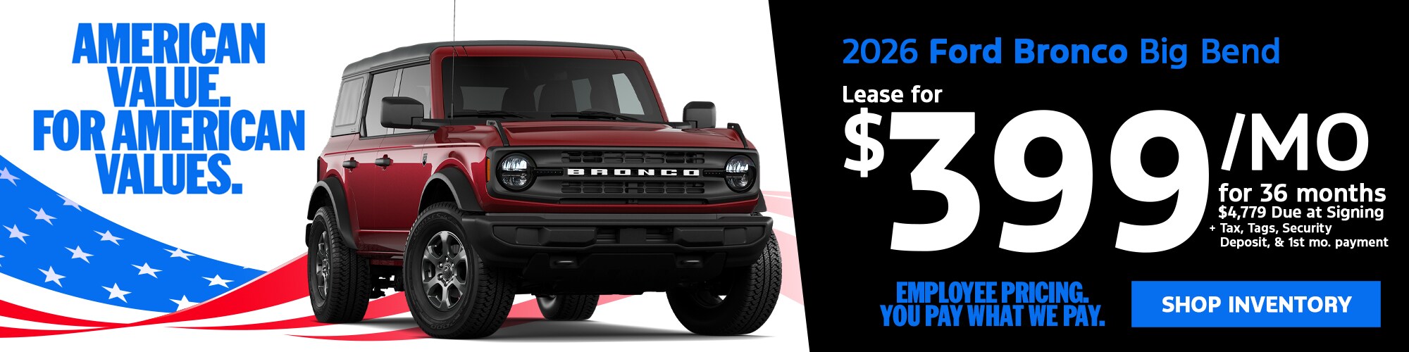 New 2026 Ford Bronco Big Bend