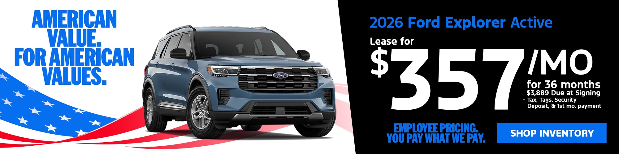 New 2026 Ford Explorer Active