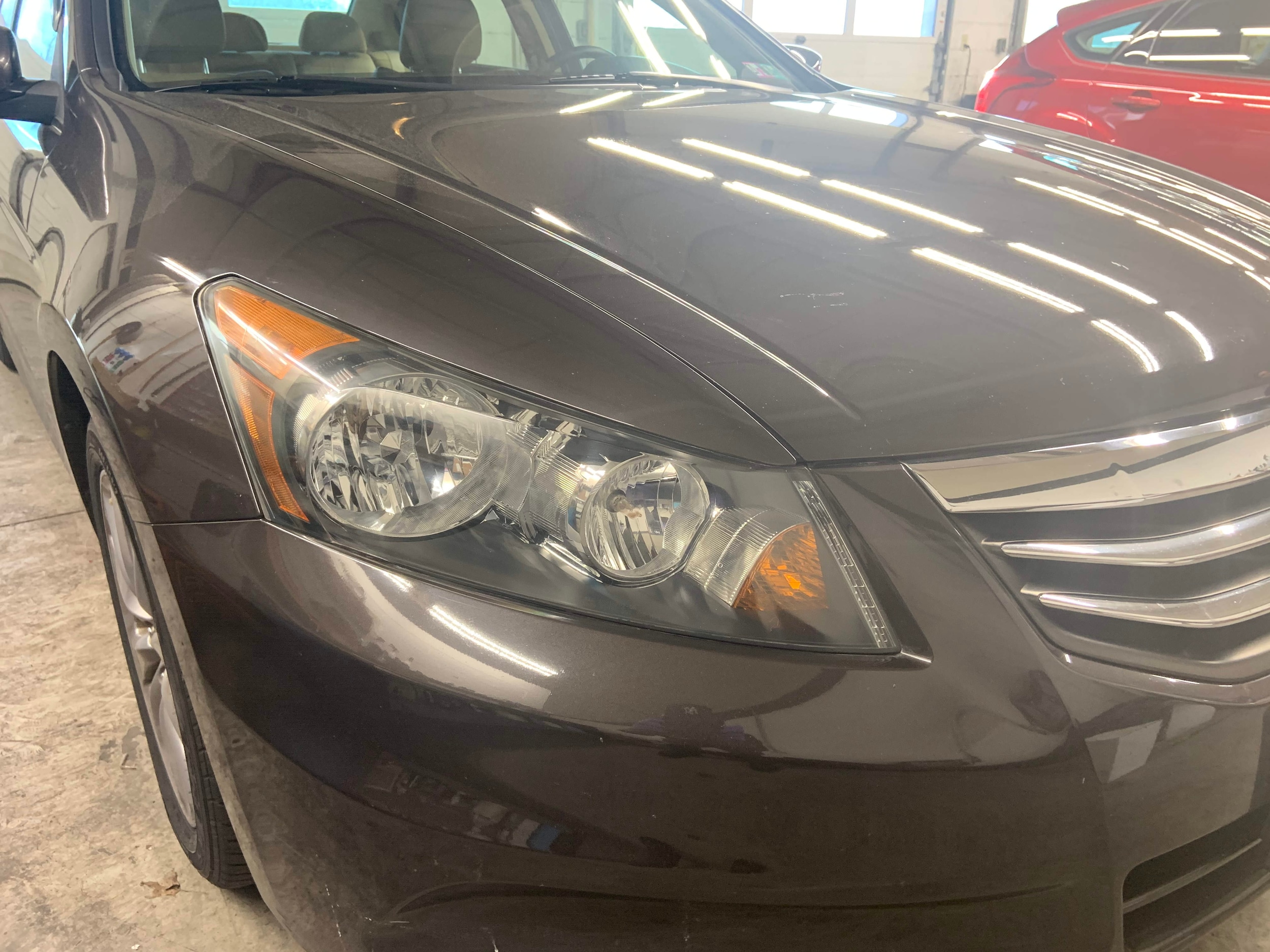 Before Headlight Restoration
