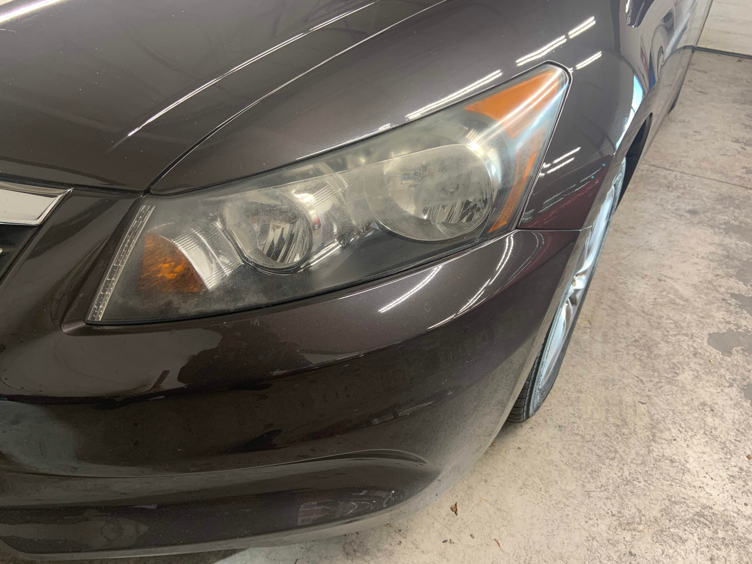 Before Headlight Restoration