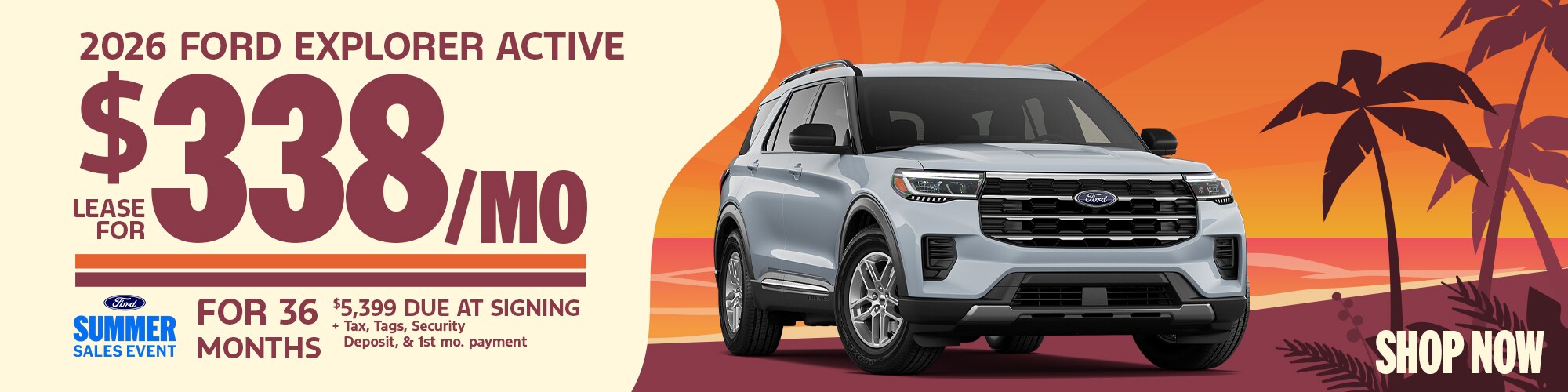 New 2026 Ford Explorer Active