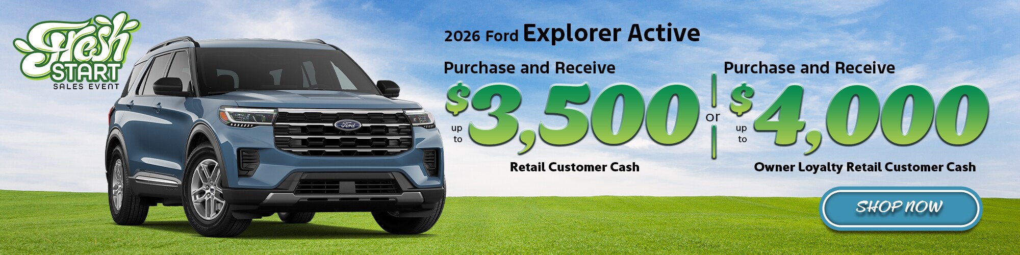 New 2026 Ford Explorer Active