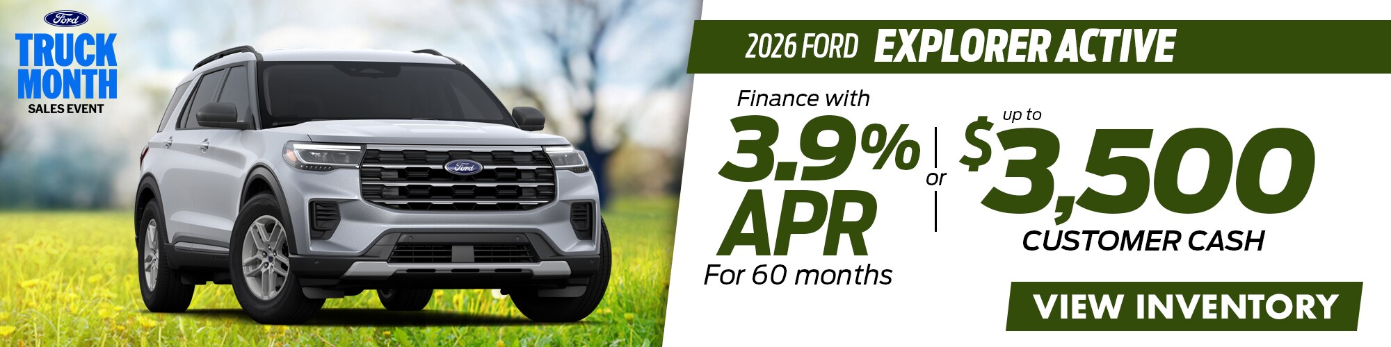 New 2026 Ford Explorer Active