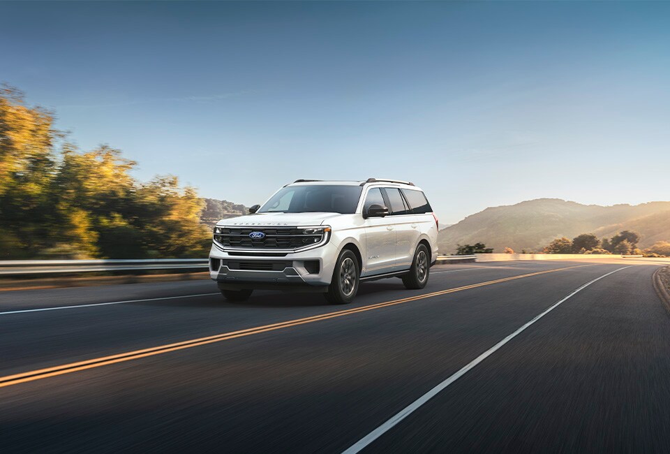 2025 Ford Expedition driving on the highway