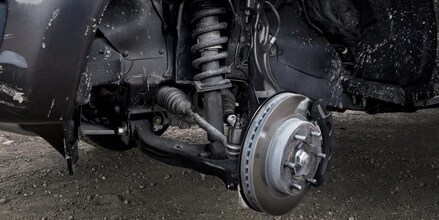 independent a-arm front suspension