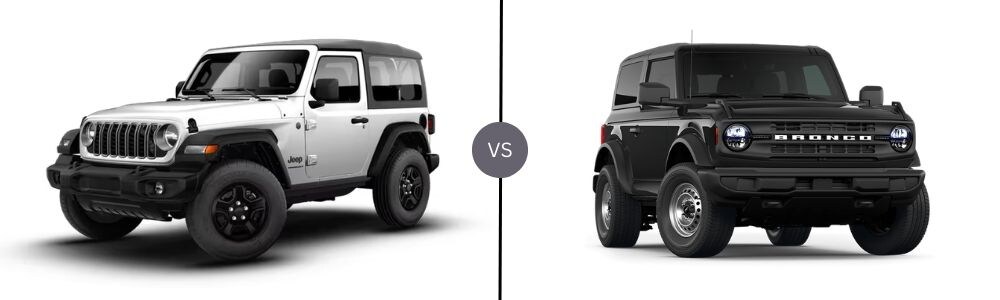 Compare the 2026 Jeep Wrangler vs. 2026 Ford Bronco